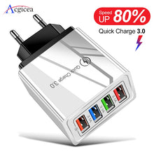 Load image into Gallery viewer, EU/US Plug USB Charger Quick Charge 3.0 For Phone Adapter for Huawei Mate 30 Tablet Portable Wall Mobile Charger Fast Charger