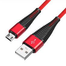 Load image into Gallery viewer, Micro USB Cable Fast Charging Data Wire Cord Microusb Charger Cable for Samsung S7 S6 Xiaomi Android Mobile Phone Cables