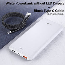 Load image into Gallery viewer, YKZ QC 3.0 Power Bank 10000mAh LED External Charger Battery Poverbank PD Fast Quick Charge 12V Powerbank for iPhone Xiaomi mi