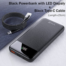 Load image into Gallery viewer, YKZ QC 3.0 Power Bank 10000mAh LED External Charger Battery Poverbank PD Fast Quick Charge 12V Powerbank for iPhone Xiaomi mi