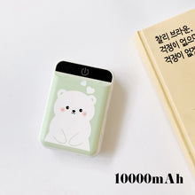 Load image into Gallery viewer, 10000mAh Power Bank Dual USB Output Portable Charger Powerbank Cute Mini Charging Power Bank Travel External Mobile Battery Pack