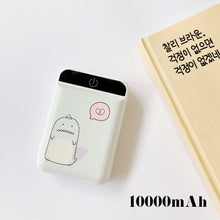 Load image into Gallery viewer, 10000mAh Power Bank Dual USB Output Portable Charger Powerbank Cute Mini Charging Power Bank Travel External Mobile Battery Pack