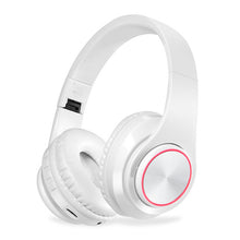 Load image into Gallery viewer, B39 LED Colorful Breathing Lights Portable Folding Built-in FM Wireless Bluetooth Headphones With MIC Support TF Card Mp3 Player