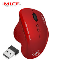 Load image into Gallery viewer, Wireless Mouse Computer Mouse Wireless 2.4 Ghz 1600 DPI Ergonomic Mouse Power Saving Mause Optical USB PC Mice for Laptop PC