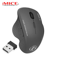 Load image into Gallery viewer, Wireless Mouse Computer Mouse Wireless 2.4 Ghz 1600 DPI Ergonomic Mouse Power Saving Mause Optical USB PC Mice for Laptop PC