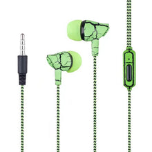 Load image into Gallery viewer, A10 3.5mm Portable Earphone Stereo Bass Earpieces Rope Wire Handfree With Mic Headset for iPhone Xiaomi Huawei Samsung