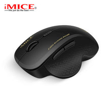 Load image into Gallery viewer, Rato sem fio ergonômico computador mouse pc óptico mause com receptor usb 6 botões 2.4 ghz sem fio ratos 1600 dpi para computador portátil