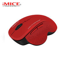 Load image into Gallery viewer, Rato sem fio ergonômico computador mouse pc óptico mause com receptor usb 6 botões 2.4 ghz sem fio ratos 1600 dpi para computador portátil