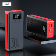 Load image into Gallery viewer, 30000mAh Power Bank Type-C Micro USB QC Fast Charging Powerbank LED Display Portable External Battery Charger For Xiaomi