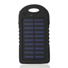Load image into Gallery viewer, Solar 12000mAh power bank Portable Solar Panel Dual USB Battery Pack Charger Charging LED Battery Charger For iphone5 6 7 8 X