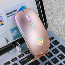 Load image into Gallery viewer, Rato recarregável sem fio silencioso led backlit ratos usb óptico ergonômico gaming mouse computador pc mouse para computador portátil