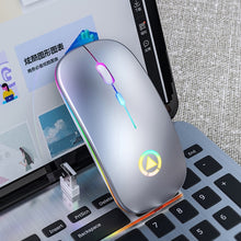 Load image into Gallery viewer, Rato recarregável sem fio silencioso led backlit ratos usb óptico ergonômico gaming mouse computador pc mouse para computador portátil
