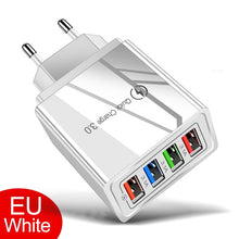 Load image into Gallery viewer, Crouch USB Charger Quick Charge 3.0 for Phone Adapter for iPhone Huawei Mate 30 Tablet Portable Wall Mobile Charger Fast Charger