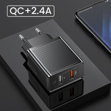 Load image into Gallery viewer, FIVI usb phone charger fast charger for xiaomi samsung S10 S9 S8 QC 3.0 usb charger for huwei phone charger for iphone