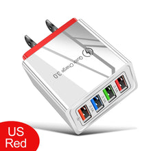 Load image into Gallery viewer, Quick Charge 3.0 48W QC 3.0 4.0 Fast charger USB portable Charging Mobile Phone Charger For iPhone Samsung Xiaomi Huawei Adapter