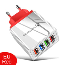 Load image into Gallery viewer, Quick Charge 3.0 48W QC 3.0 4.0 Fast charger USB portable Charging Mobile Phone Charger For iPhone Samsung Xiaomi Huawei Adapter
