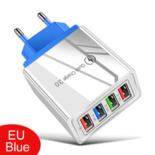 Load image into Gallery viewer, Quick Charge 3.0 48W QC 3.0 4.0 Fast charger USB portable Charging Mobile Phone Charger For iPhone Samsung Xiaomi Huawei Adapter