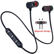 Load image into Gallery viewer, 5.0 Bluetooth Earphone Sports Neckband Magnetic Wireless earphones Stereo Earbuds Music Metal Headphones With Mic For All Phones