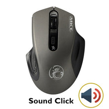 Load image into Gallery viewer, Souris sans fil USB 2000DPI USB 2.0 récepteur souris d'ordinateur optique 2.4GHz souris ergonomique pour ordinateur portable son souris silencieuse