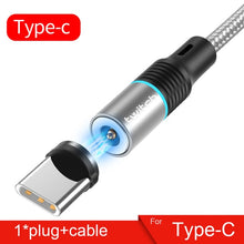 Load image into Gallery viewer, Twitch T01 magnética Micro USB tipo C Cable para iPhone Xiaomi teléfono móvil Cable USB de carga rápida cargador magnético Cable