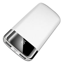 Load image into Gallery viewer, 30000mah Power Bank External Battery PoverBank 2 USB LED Powerbank Portable Mobile phone Charger for Xiaomi MI iphone 8 X Huawei