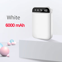 Load image into Gallery viewer, FLOVEME Mini Power Bank Dual Portable Fast Charging Battery Powerbank 10000mAH Travel Digital Display Poverbank for iPhone Xiaom