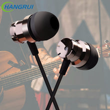 Load image into Gallery viewer, Metal 3.5mm In Ear Earphones Subwoofer Earphone wired Headset gaming with microphone Handfree Noise cancelling Earbuds