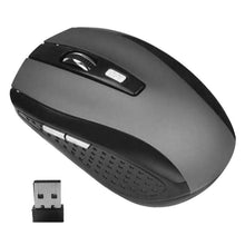 Load image into Gallery viewer, 2.4GHz wireless 6 keys 2000DPI wireless optical mouse USB receiver frosted For PC laptops without battery Wireless optical mouse