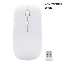 Load image into Gallery viewer, Ultra Slim 1600 DPI USB Optical Wireless Computer Mouse 2.4G Receiver Office Home Use Mouse for Apple Mac PC Laptop Mice