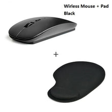Load image into Gallery viewer, Ultra Slim 1600 DPI USB Optical Wireless Computer Mouse 2.4G Receiver Office Home Use Mouse for Apple Mac PC Laptop Mice