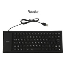 Load image into Gallery viewer, Flexible Water Resistant Silicone Mini Gaming Keyboard Portable USB Keyboard for Tablet Computer Laptop PC New Hot
