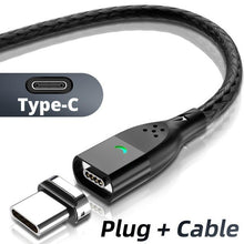 Load image into Gallery viewer, FONKEN Magnetic Micro USB Cable Type C Magnetic Charger Phone Cables for iPhone Samsung Huawei Xiaomi LG Quick Fast Charge 1m 2m