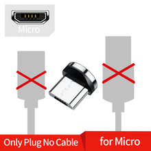 Load image into Gallery viewer, Cable Micro USB magnético de 1M 2M para iPhone Samsung Android Cable de carga rápida USB tipo C Cable de cargador magnético