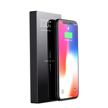 Load image into Gallery viewer, 20000mAh QI Wireless Charger Power Bank LED Display External Battery for iPhone X 11 Samsung S9 Note8 Xiaomi MI7 MIX2S Powerbank