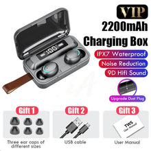 Load image into Gallery viewer, H&A Bluetooth V5.0 Earphones Wireless Headphones With Microphone Sports Waterproof Headsets 2200mAh Charging Box For iOS Android
