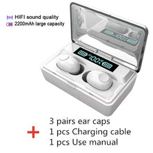 Load image into Gallery viewer, FANGTUOSI TWS Bluetooth 5.0 Earphone Stereo Wireless bluetooth headset Active Noise Cancellation With Mic Handsfree Earbuds