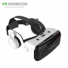 Load image into Gallery viewer, VR Virtual Reality 3D Glasses Box Stereo For Google Cardboard Headset Helmet for IOS Android Smartphone Bluetooth Rocker