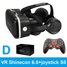 Load image into Gallery viewer, VR SHINECON 6.0 vr box 2.0 3d vr glasses virtual reality gafas goggles google cardboard Original bobo vr headset For smartphone