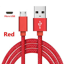 Load image into Gallery viewer, Micro USB Cable 3A Fast Charging Microusb Charger Cable For Samsung Xiaomi Huawei Data Wire Cord Android Fast Mobile Phone Cable