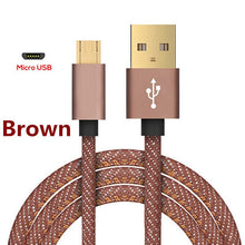 Load image into Gallery viewer, Micro USB Cable 3A Fast Charging Microusb Charger Cable For Samsung Xiaomi Huawei Data Wire Cord Android Fast Mobile Phone Cable