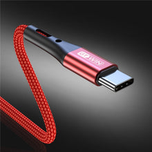 Load image into Gallery viewer, GTWIN 3A Type C USB Cable Fast Charger For Samsung S10 S9 S8 Huawei usb-c Cable Mobile Phone Charging Wire For Xiaomi Redmi note