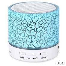 Load image into Gallery viewer, A9 Mini Portable Bluetooth Speaker Crack LED Wireless Column Hands Free Phone Loudspeaker TF USB FM Aux Mic Bass Sound Music