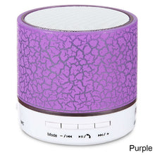 Load image into Gallery viewer, A9 Mini Portable Bluetooth Speaker Crack LED Wireless Column Hands Free Phone Loudspeaker TF USB FM Aux Mic Bass Sound Music