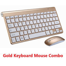 Load image into Gallery viewer, Portable Mini Wireless Keyboard 2.4GHz Multimedia Computer Mouse Keyboard Set Combo For Laptop Desktop Mac PC Notebook Smart TV