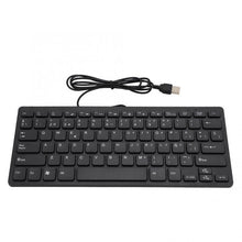 Load image into Gallery viewer, Ultra-thin 78 Keys Spanish Industrial Silent Keyboard Wired Mini Portable Business Keyboard USB for Desktop Laptop Computer
