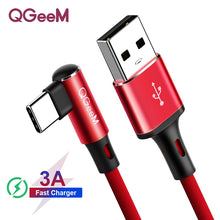 Load image into Gallery viewer, QGEEM USB Type-C Cable For Samsung Note 8 S8 Xiaomi mi A1 Cell Phone Type C Cable Fast Charging Cable USB Type C Charger Cable
