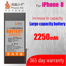 Load image into Gallery viewer, Phoenix Kid Original For Apple iPhone 5 5S/5C 6 6S 7 Battery Replacement Mobile Phone bateria Real High Capacity Free Repair Kit

