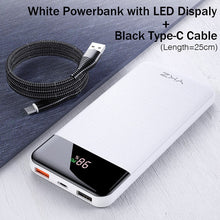 Load image into Gallery viewer, YKZ QC 3.0 Power Bank 10000mAh LED External Charger Battery Poverbank PD Fast Quick Charge 12V Powerbank for iPhone Xiaomi mi
