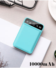 Load image into Gallery viewer, 10000mAh Power Bank Dual USB Output Portable Charger Powerbank Cute Mini Charging Power Bank Travel External Mobile Battery Pack
