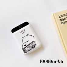 Load image into Gallery viewer, 10000mAh Power Bank Dual USB Output Portable Charger Powerbank Cute Mini Charging Power Bank Travel External Mobile Battery Pack
